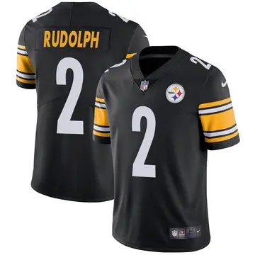 Nike Mason Rudolph Youth Limited Pittsburgh Steelers Black Team Color Vapor Untouchable Jersey