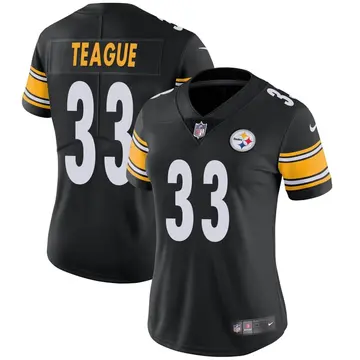 Nike Master Teague Women's Limited Pittsburgh Steelers Black Team Color Vapor Untouchable Jersey