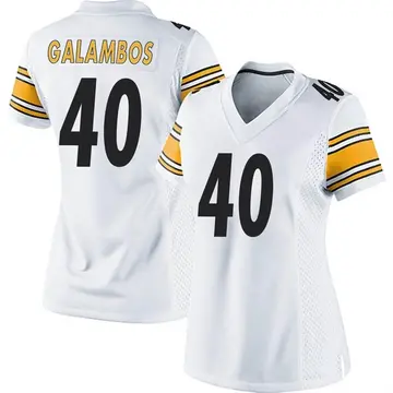 Nike Matt Galambos Women's Game Pittsburgh Steelers White Jersey