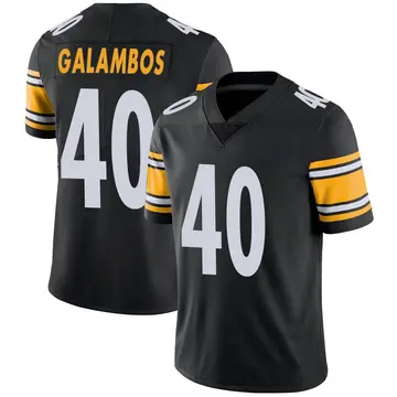 Nike Matt Galambos Youth Limited Pittsburgh Steelers Black Team Color Vapor Untouchable Jersey
