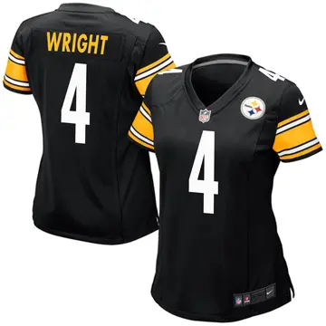 Nike Matthew Wright Women's Game Pittsburgh Steelers Black Team Color Jersey