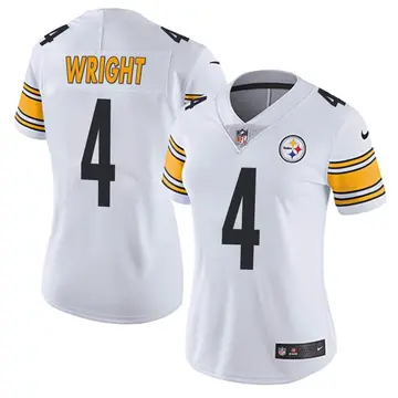 Nike Matthew Wright Women's Limited Pittsburgh Steelers White Vapor Untouchable Jersey