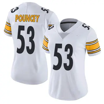 Nike Maurkice Pouncey Women's Limited Pittsburgh Steelers White Vapor Untouchable Jersey