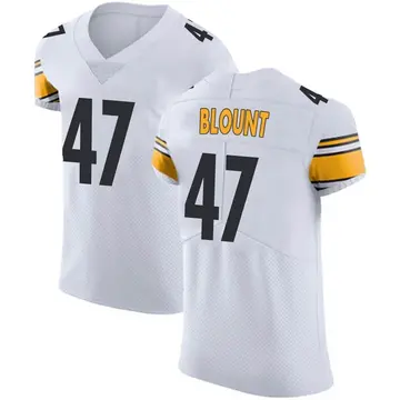 Nike Mel Blount Men's Elite Pittsburgh Steelers White Vapor Untouchable Jersey