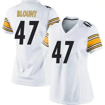 Nike Mel Blount Women's Game Pittsburgh Steelers White Jersey