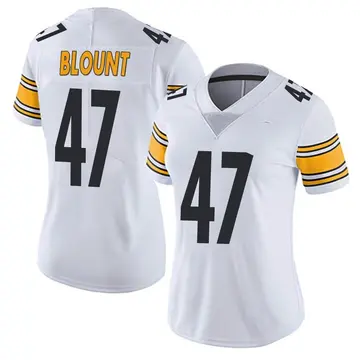 Nike Mel Blount Women's Limited Pittsburgh Steelers White Vapor Untouchable Jersey