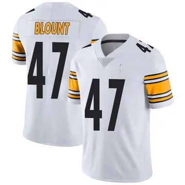 Nike Mel Blount Youth Limited Pittsburgh Steelers White Vapor Untouchable Jersey