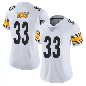 Nike Merril Hoge Women's Limited Pittsburgh Steelers White Vapor Untouchable Jersey