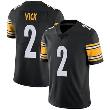 Nike Mike Vick Youth Limited Pittsburgh Steelers Black Team Color Vapor Untouchable Jersey