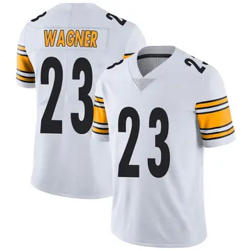 Nike Mike Wagner Men's Limited Pittsburgh Steelers White Vapor Untouchable Jersey