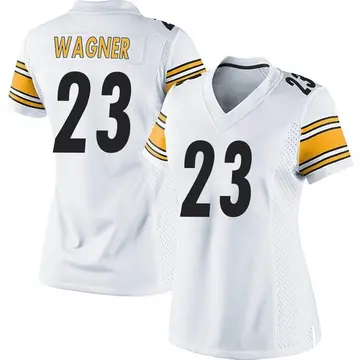 Nike Mike Wagner Women's Game Pittsburgh Steelers White Jersey