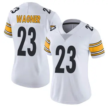 Nike Mike Wagner Women's Limited Pittsburgh Steelers White Vapor Untouchable Jersey