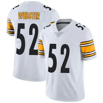 Nike Mike Webster Men's Limited Pittsburgh Steelers White Vapor Untouchable Jersey
