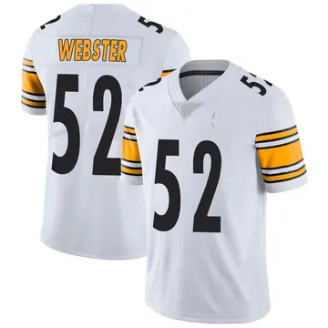 Nike Mike Webster Youth Limited Pittsburgh Steelers White Vapor Untouchable Jersey