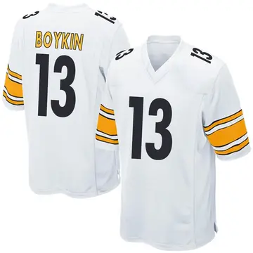 Nike Miles Boykin Youth Game Pittsburgh Steelers White Jersey