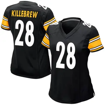 Nike Miles Killebrew Women's Game Pittsburgh Steelers Black Team Color Jersey