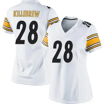 Nike Miles Killebrew Women's Game Pittsburgh Steelers White Jersey