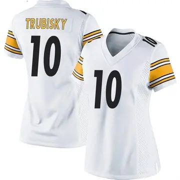 Nike Mitch Trubisky Women's Game Pittsburgh Steelers White Jersey