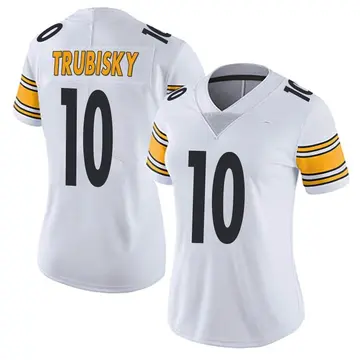 Nike Mitch Trubisky Women's Limited Pittsburgh Steelers White Vapor Untouchable Jersey