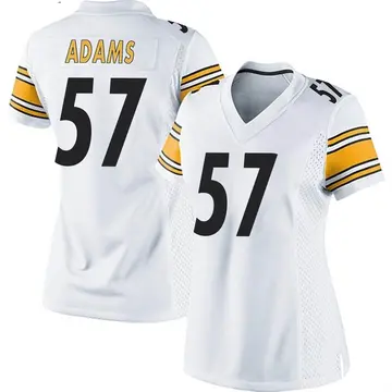 Nike Montravius Adams Women's Game Pittsburgh Steelers White Jersey