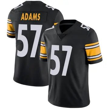 Nike Montravius Adams Youth Limited Pittsburgh Steelers Black Team Color Vapor Untouchable Jersey