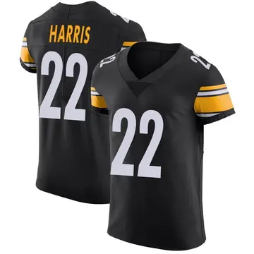 Nike Najee Harris Men's Elite Pittsburgh Steelers Black Team Color Vapor Untouchable Jersey