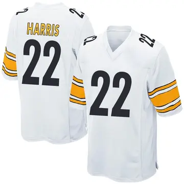 Nike Najee Harris Men's Game Pittsburgh Steelers White Jersey