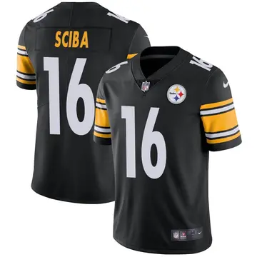 Nike Nick Sciba Youth Limited Pittsburgh Steelers Black Team Color Vapor Untouchable Jersey