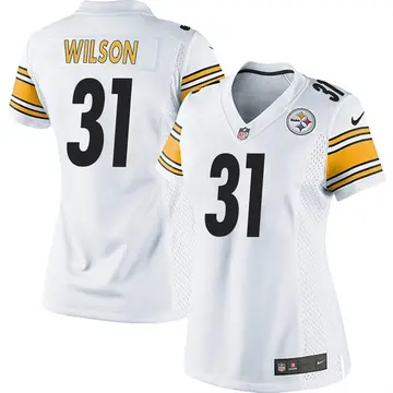 Nike Quincy Wilson Women's Game Pittsburgh Steelers White Jersey