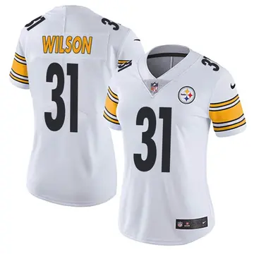 Nike Quincy Wilson Women's Limited Pittsburgh Steelers White Vapor Untouchable Jersey
