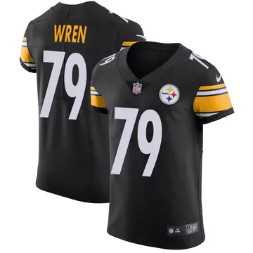 Nike Renell Wren Men's Elite Pittsburgh Steelers Black Team Color Vapor Untouchable Jersey