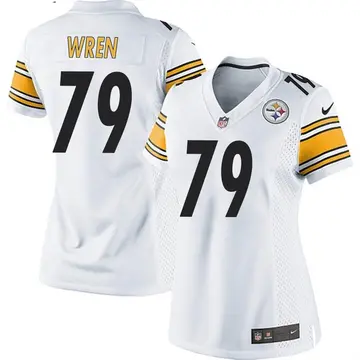 Nike Renell Wren Women's Game Pittsburgh Steelers White Jersey