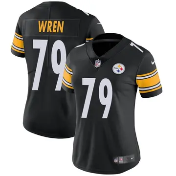 Nike Renell Wren Women's Limited Pittsburgh Steelers Black Team Color Vapor Untouchable Jersey