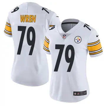 Nike Renell Wren Women's Limited Pittsburgh Steelers White Vapor Untouchable Jersey