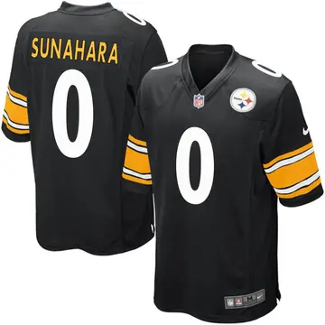Nike Rex Sunahara Youth Game Pittsburgh Steelers Black Team Color Jersey