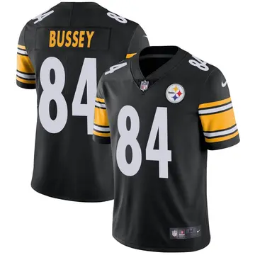 Nike Rico Bussey Men's Limited Pittsburgh Steelers Black Team Color Vapor Untouchable Jersey