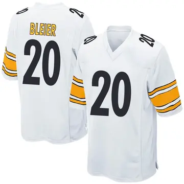 Nike Rocky Bleier Youth Game Pittsburgh Steelers White Jersey