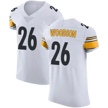 Nike Rod Woodson Men's Elite Pittsburgh Steelers White Vapor Untouchable Jersey