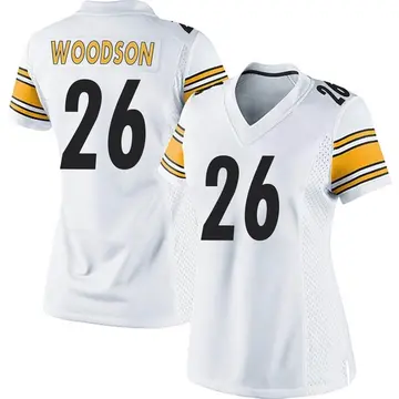 Nike Rod Woodson Women's Game Pittsburgh Steelers White Jersey
