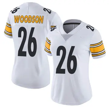 Nike Rod Woodson Women's Limited Pittsburgh Steelers White Vapor Untouchable Jersey