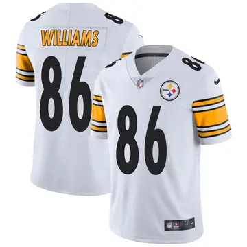 Nike Rodney Williams Men's Limited Pittsburgh Steelers White Vapor Untouchable Jersey