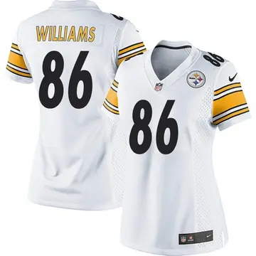 Nike Rodney Williams Women's Game Pittsburgh Steelers White Jersey