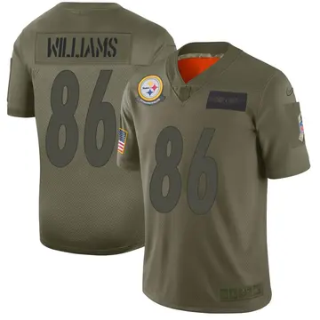 Nike Rodney Williams Youth Limited Pittsburgh Steelers Camo 2019 Salute to Service Jersey