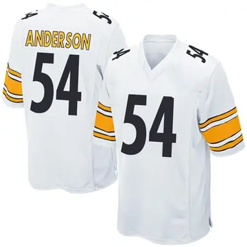 Nike Ryan Anderson Men's Game Pittsburgh Steelers White Jersey