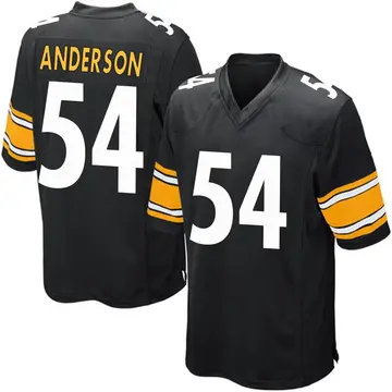 Nike Ryan Anderson Youth Game Pittsburgh Steelers Black Team Color Jersey
