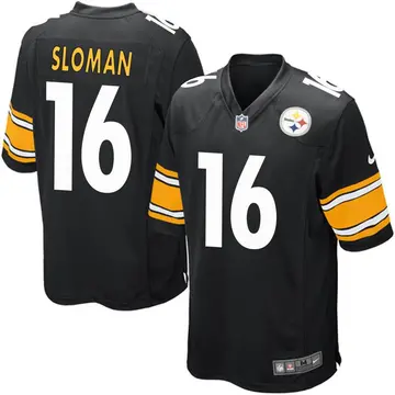 Nike Sam Sloman Youth Game Pittsburgh Steelers Black Team Color Jersey