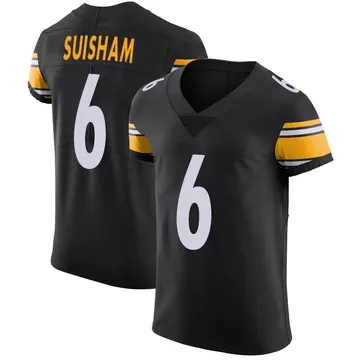 Nike Shaun Suisham Men's Elite Pittsburgh Steelers Black Team Color Vapor Untouchable Jersey
