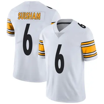 Nike Shaun Suisham Men's Limited Pittsburgh Steelers White Vapor Untouchable Jersey
