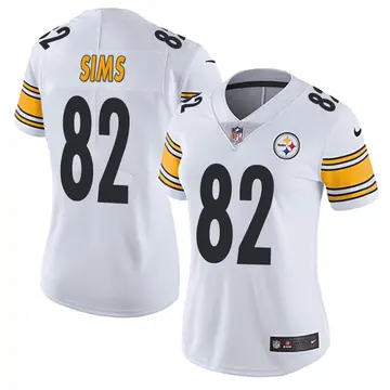 Nike Steven Sims Women's Limited Pittsburgh Steelers White Vapor Untouchable Jersey