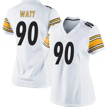 Nike T.J. Watt Women's Game Pittsburgh Steelers White Jersey